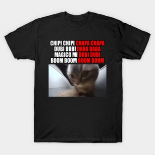 Chipi Chapa Cat Meme T-Shirt